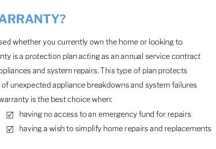 home warranty policy definition